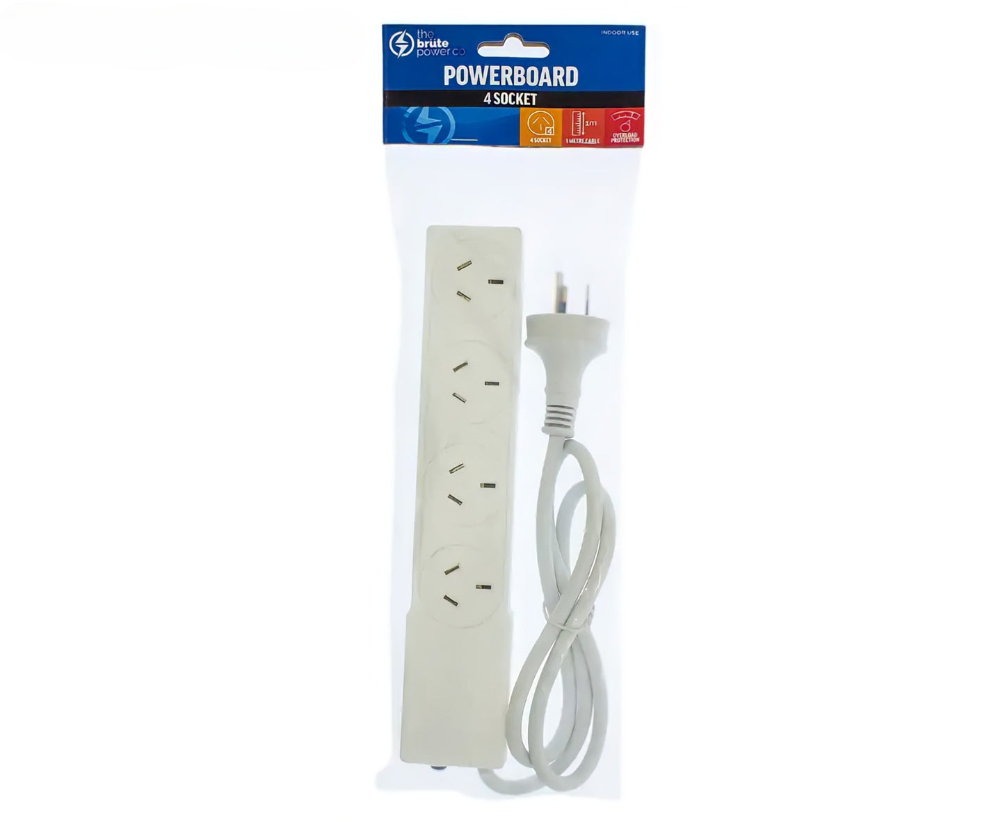 4-Outlet Power Board W/ Overload Protection